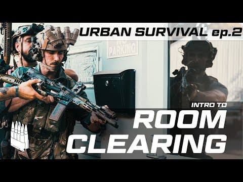 Urban Combat Survival CQB and Room Clearing. Urban Survival Part 2 — Tac Wolf training video